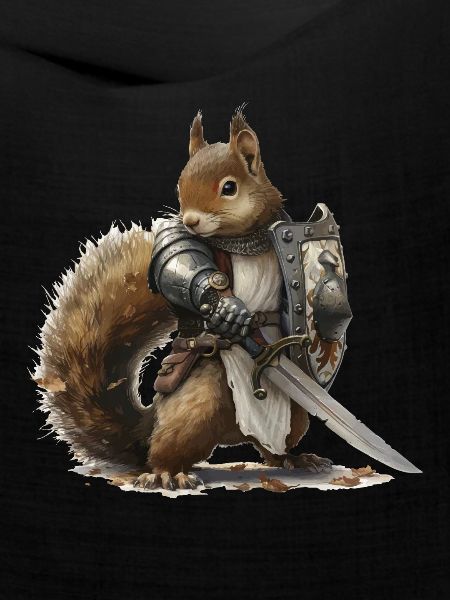 Eichhörnchen Ritter Mittelalter