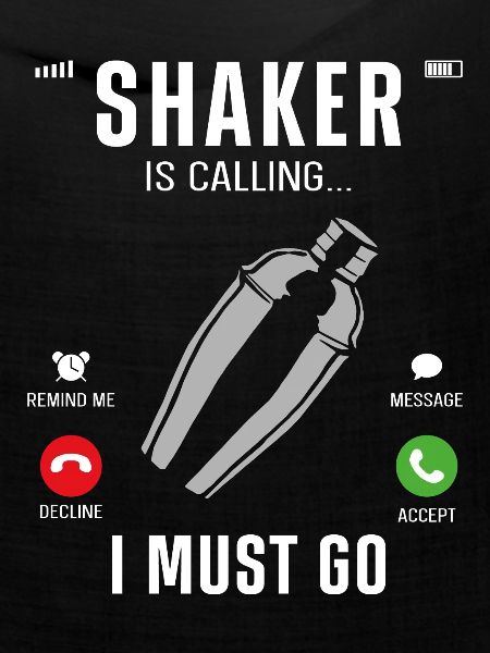 Bartender Mixologist Phone Display
