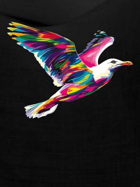 Seemöwe Möwe Seevogel Popart