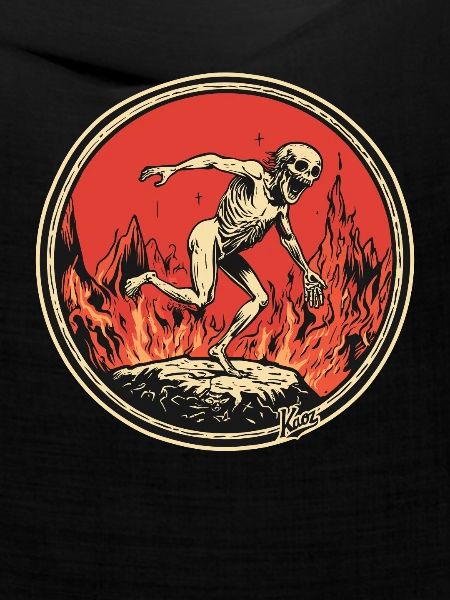 Sünder im Fegefeuer