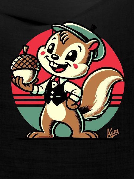 Eichhörnchen mit Haselnuss