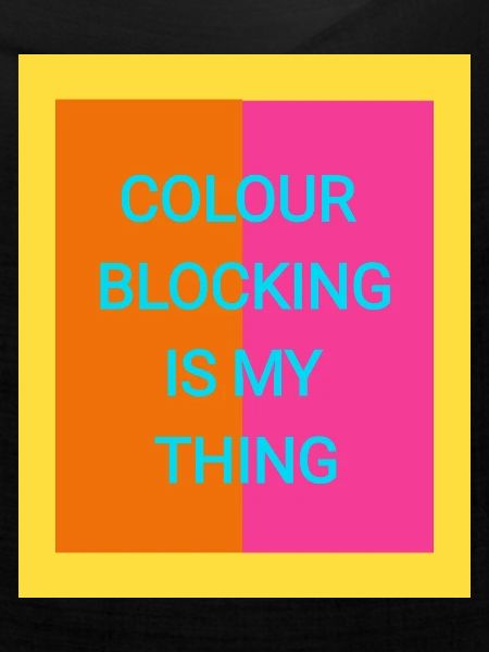 colour blocking