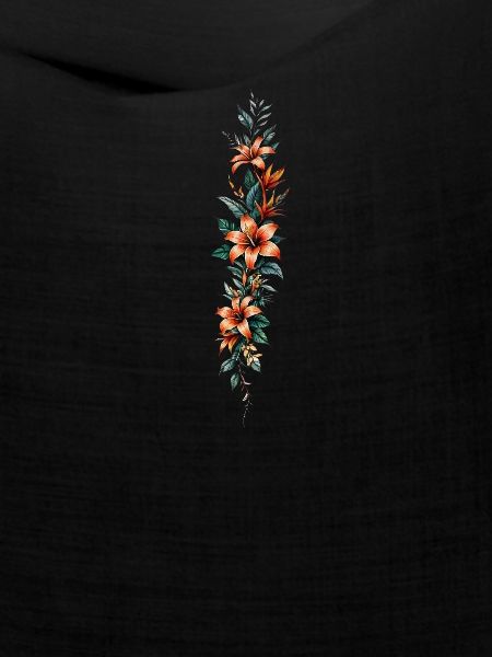 Vertikale Lilienblüte
