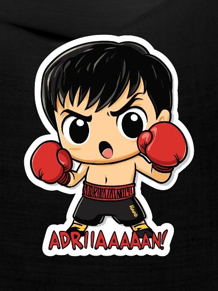 Chibi Boxer – Kampfgeist mit Kultzitat