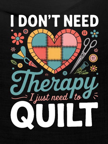 Patchwork Herz Therapie Quilt