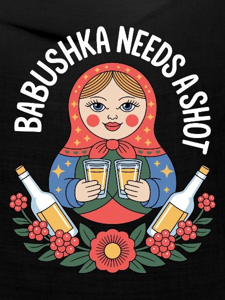 Babuschka mit Shots Motiv