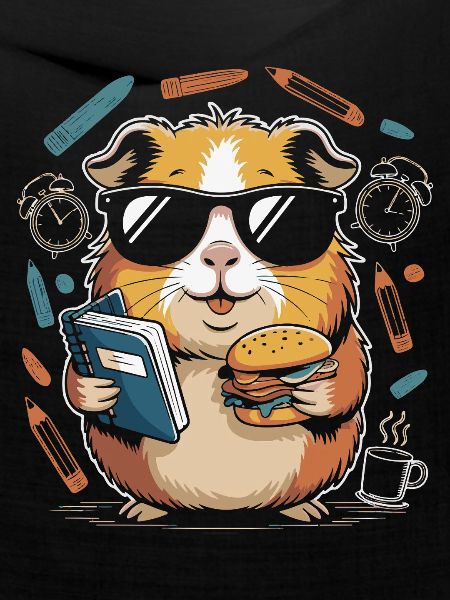 Buchheld Hamster mit Burger