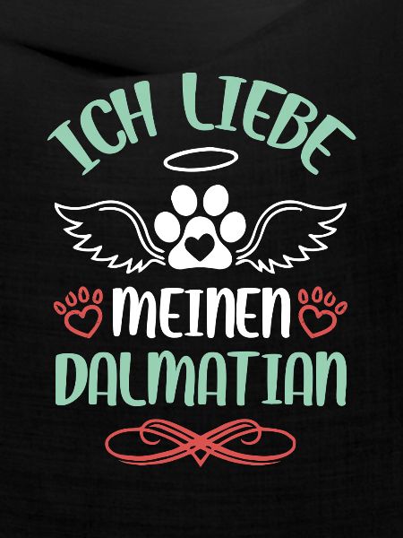 Ich liebe Dalmatian Engel
