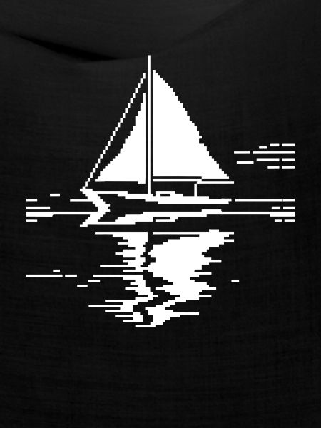 Segelboot Pixel Grafik