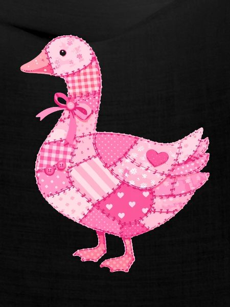 Patchwork Ente Rosa