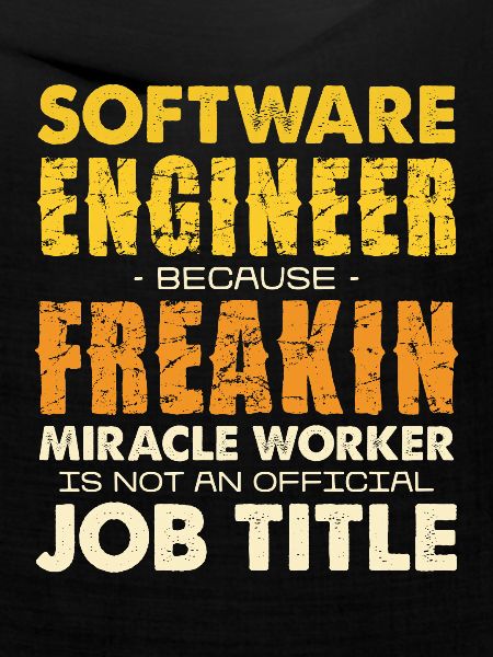 Software Engineer Freakin Miracle Worker