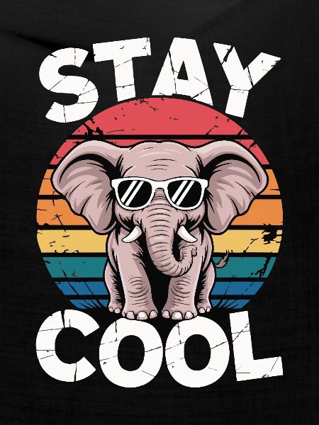 Stay Cool Elefant - Kinder Retro