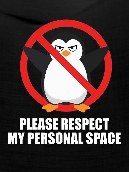 Pinguin Persönlicher Abstand