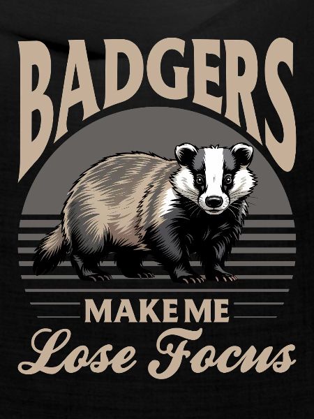 Funny Animal Badger
