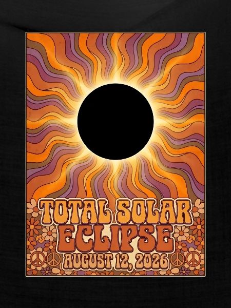 Total Solar Eclipse 2026 Sunburst-Poster