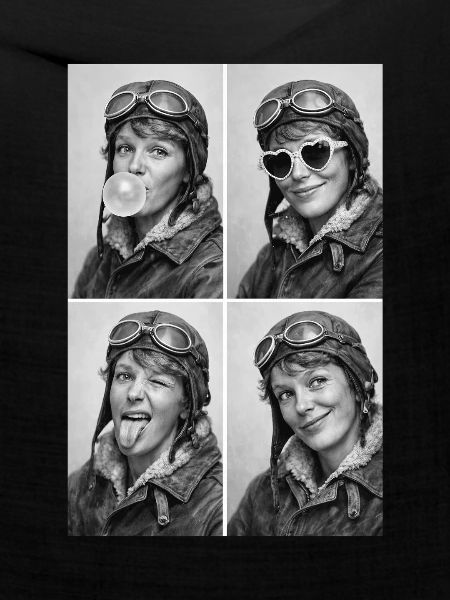 Amelia Earhart Collage