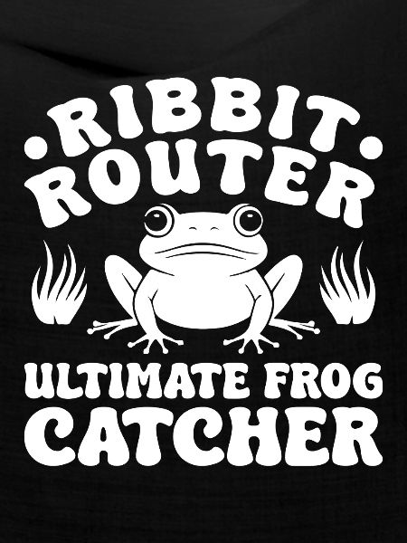 Frog Catcher Ribbit Router Frog