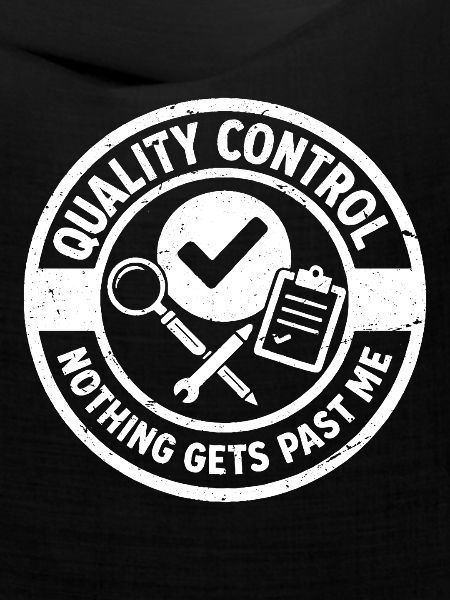 quality control nothing gets past me