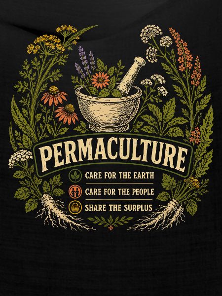 Permakultur-Kräutergarten