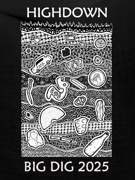 Big Dig 2025 Doodle-Kunstwerk
