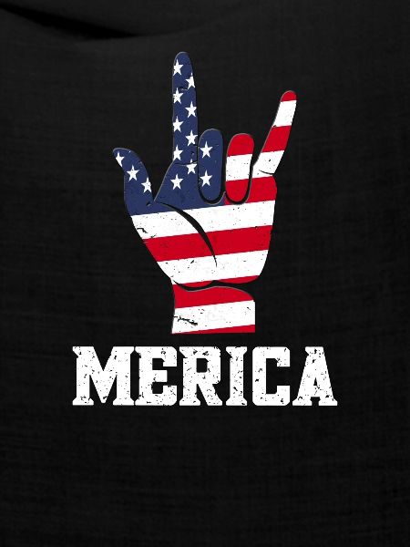 Merica Rock Zeichen