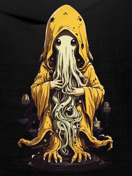 Niedliches Halloween Monster Druide Design