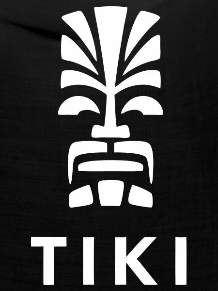 Tiki Design Polynesischer Kopf Lebendig