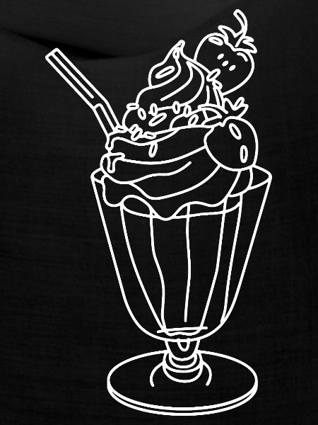 Eisbecher Skizze
