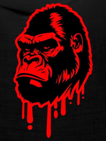 Gorilla Symbol Kopf