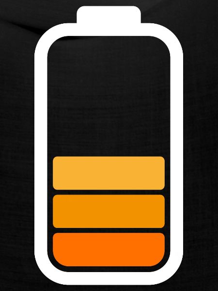 HALF BATTERY - White
