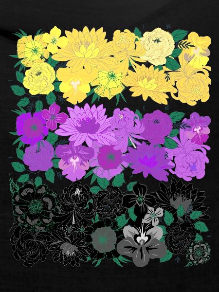 Non binary flower flag
