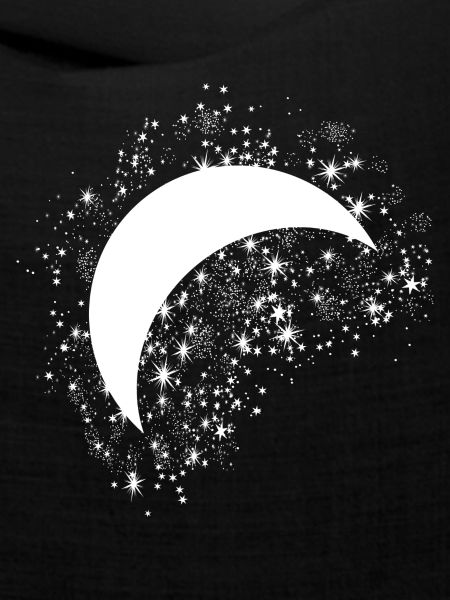 Mond Mit Sternen