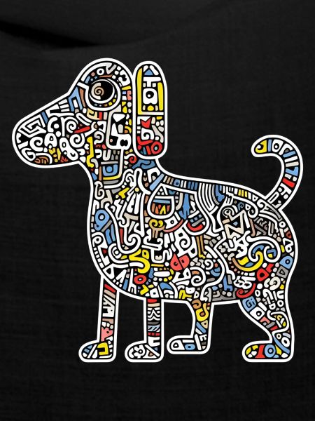 Hunde-Kunst-Muster