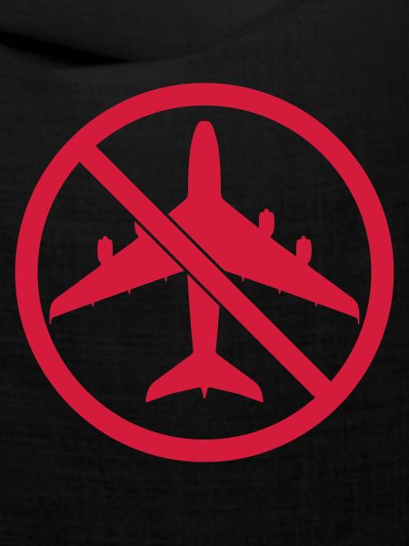 Schild Kein Flugzeug
