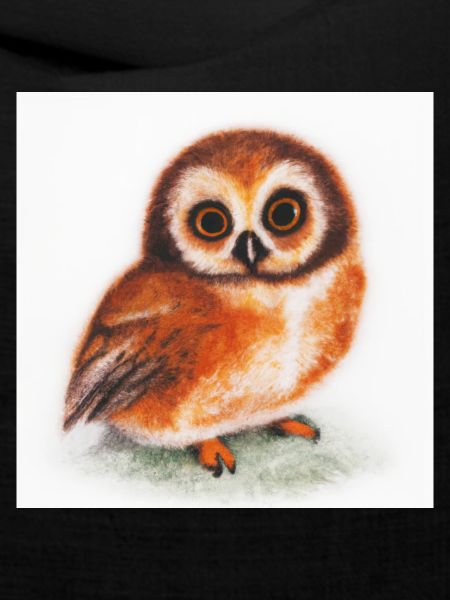 Süße Eule Aquarell