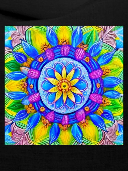 Botanical Mandala Ölgemälde