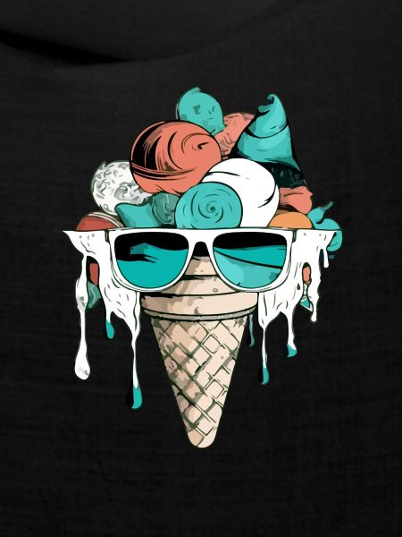 Erdbeer-Minz-Vanille-Eis