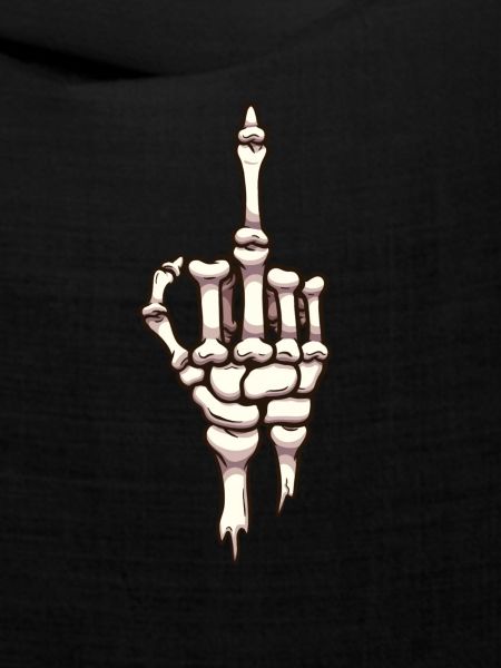 Skelett Mittelfinger