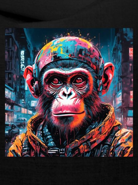 Cyberpunk-Affe