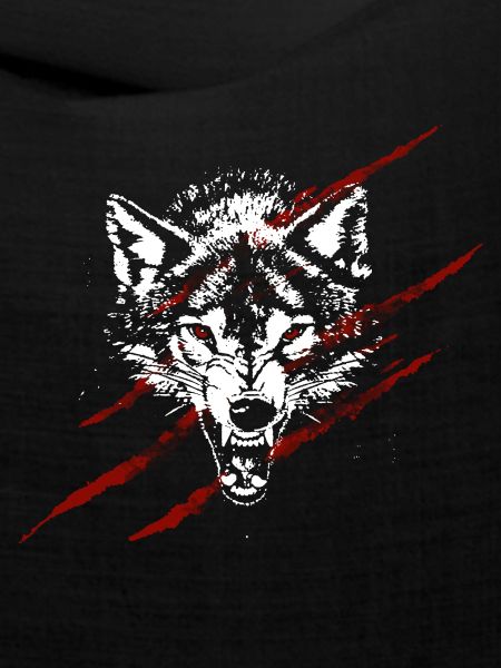 Angry wolf