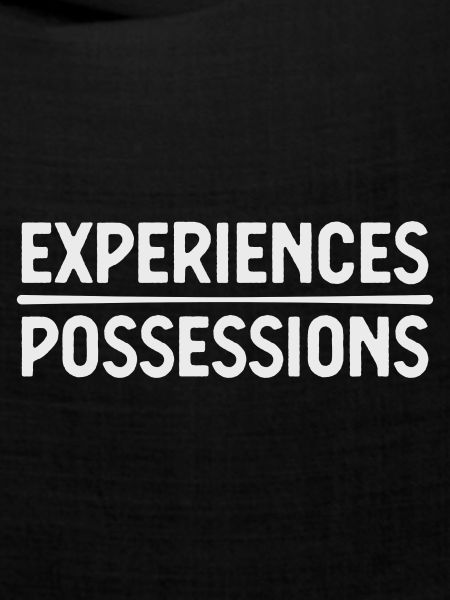 Experiences over Possessions Mindfulness Adventure