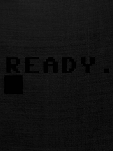 C64 ready - schwarz
