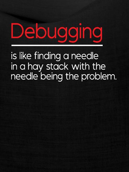 Lustiges Debugging-design