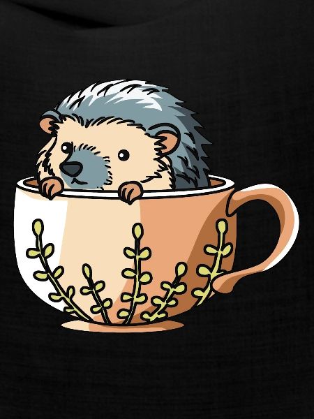 Igel mit Krug