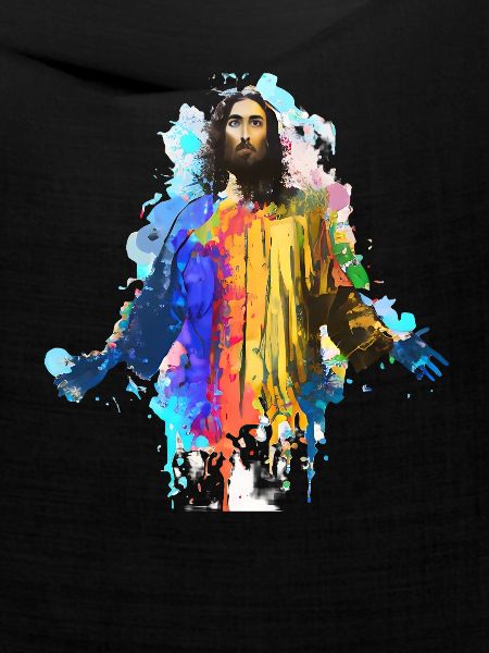Farbenfroher Jesus
