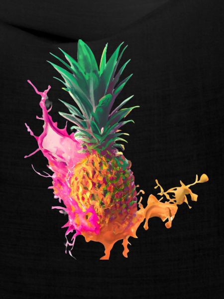 Farbenfrohe Ananas