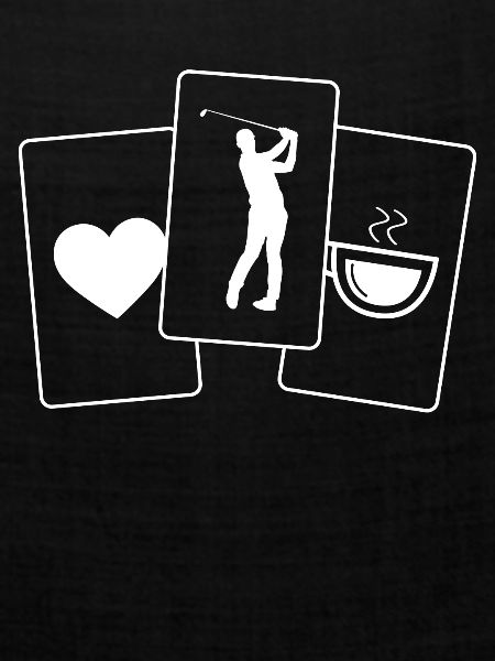 Herz - Kaffee - Golf -