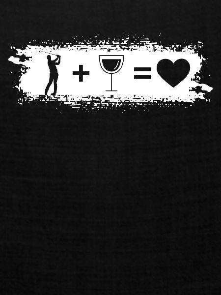 Grunge Rectangle - Herz - Wein - Golf -