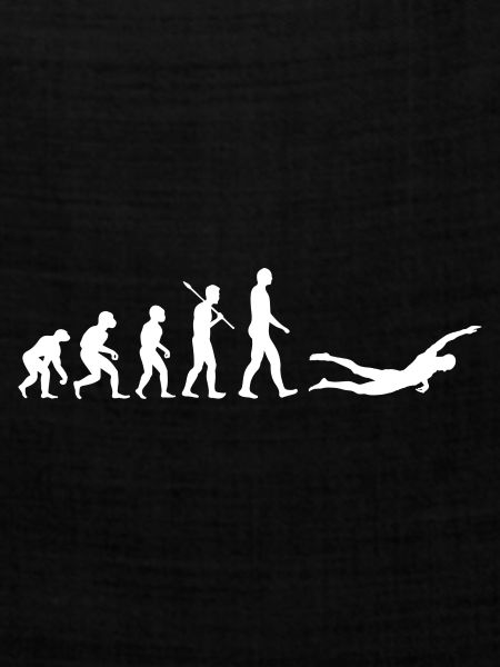 Human Evolution Swimmer