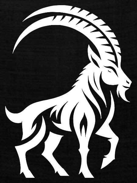 Sternzeichen Steinbock Tattoo